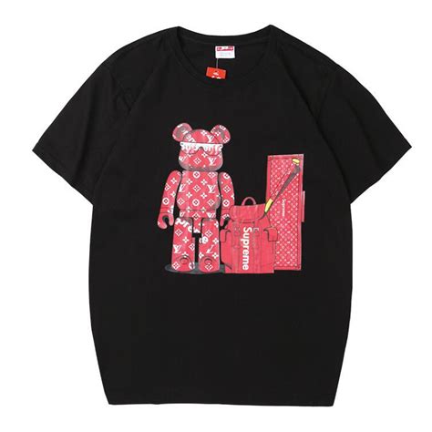 supreme lv bear t shirt|louis vuitton supreme hoodie cheap.